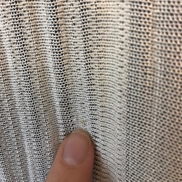 Sassy Bebe Off-White Sheer Sweater Dress - Picture 8 of 8